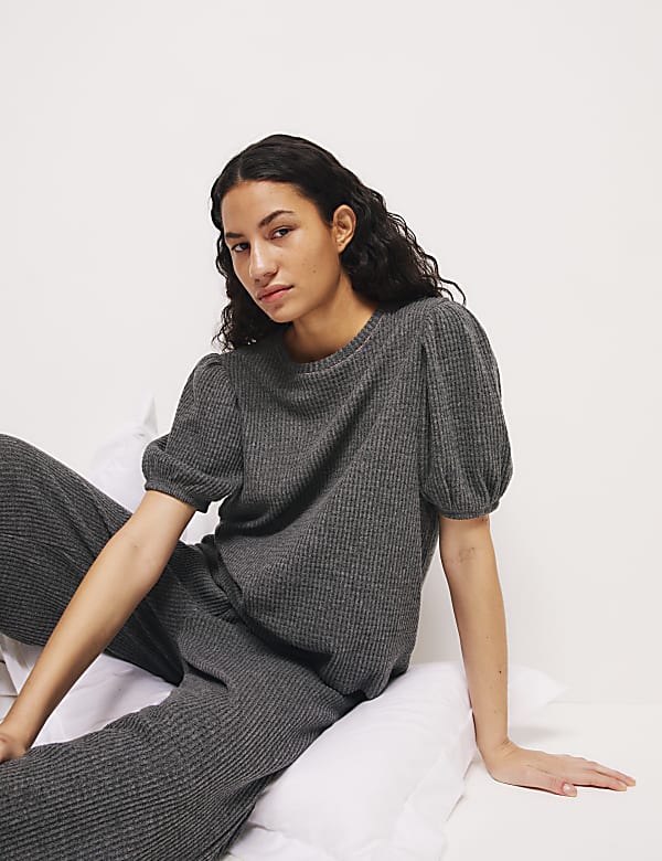 Cosy Waffle Pyjama Top
