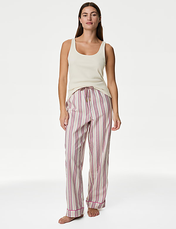 Cotton Rich Ribbed Pyjama Top