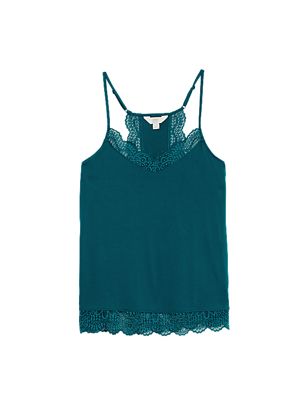 Body Soft™ Lace Trim Cami Top