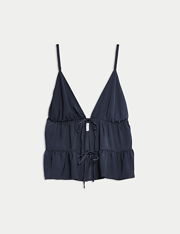 Dream Satin™ Tie Front Cami Top - VN