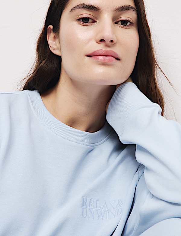 Cool Comfort&trade; Embroidered Lounge Sweatshirt - NL