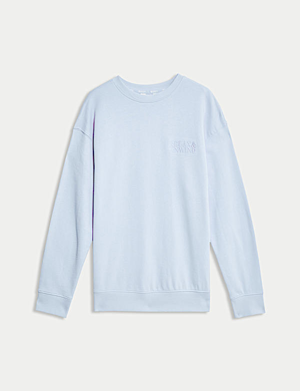 Cool Comfort&trade; Embroidered Lounge Sweatshirt - NL