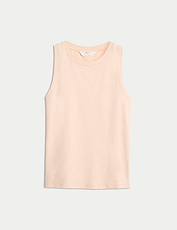 Schlafanzug-Trägeroberteil aus reiner Baumwolle mit Cool Comfort™ Technologie - DE