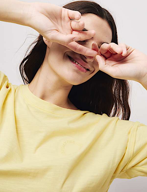 2pk Cool Comfort&trade; Embroidered Pyjama Tops - JO