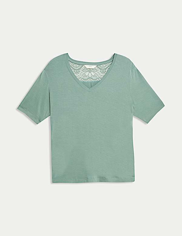 Lace Detail Pyjama Top - CA
