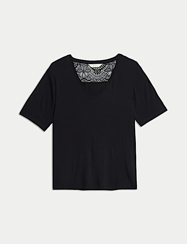 Lace Detail Pyjama Top - EE