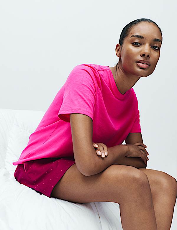 2pk Cotton Rich Pyjama Tops