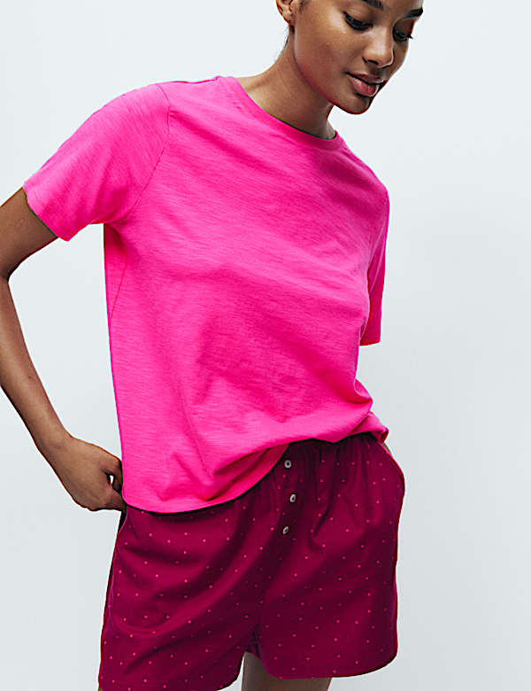 מארז 2 חולצות פיג'מה מבד עשיר בכותנה - IL