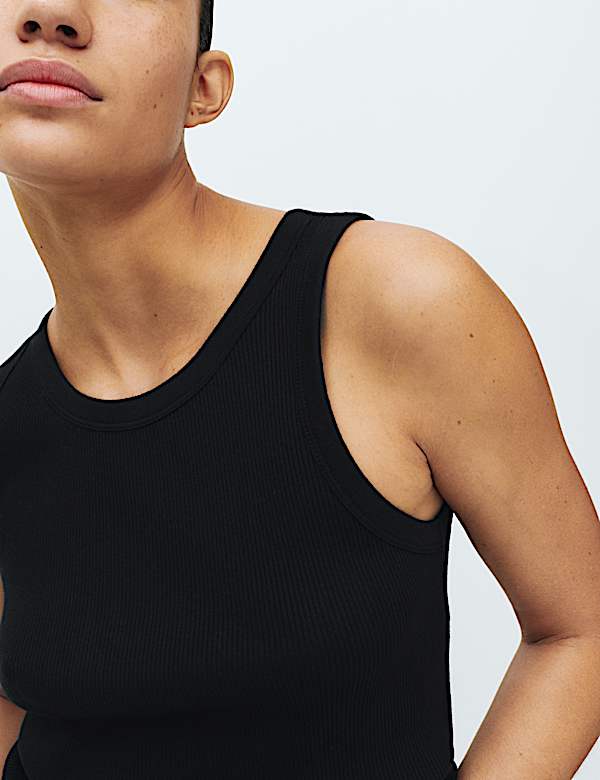 Cotton Modal Ribbed Vest - FR