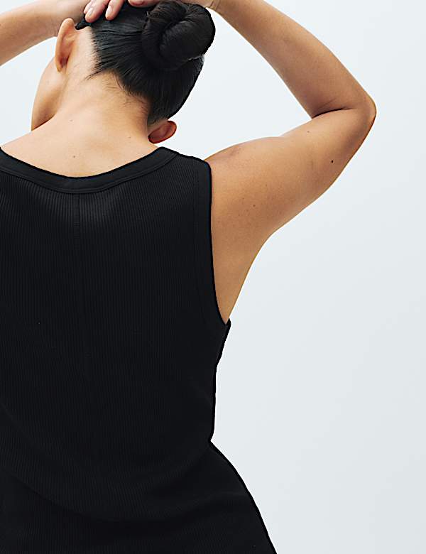 Cotton Modal Ribbed Vest - FR