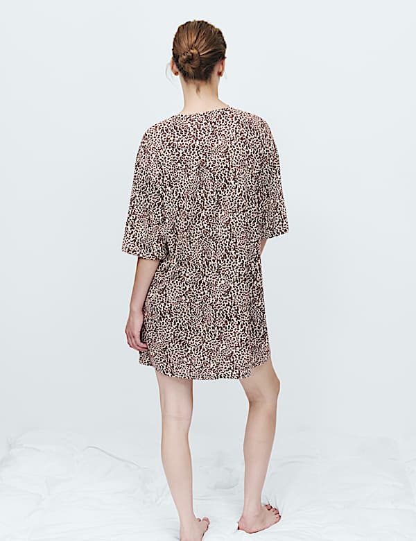 Cotton Modal Printed Relaxed Nightdress
