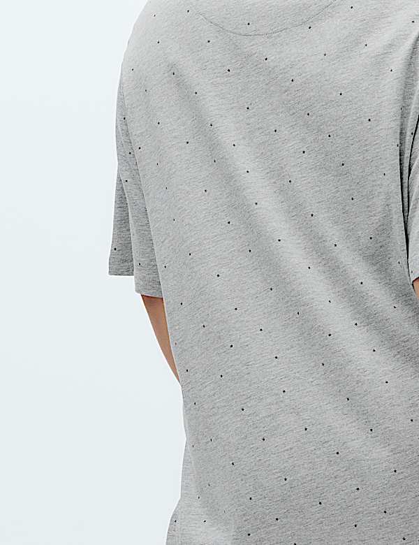 Cotton Modal Printed Relaxed Nightdress