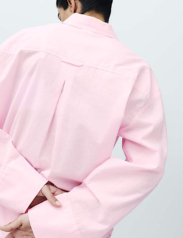 Pure Cotton Chambray Lounge Shirt