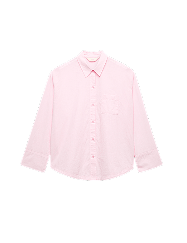 Pure Cotton Chambray Lounge Shirt