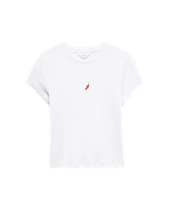 Cotton Modal Ribbed Pyjama T-Shirt