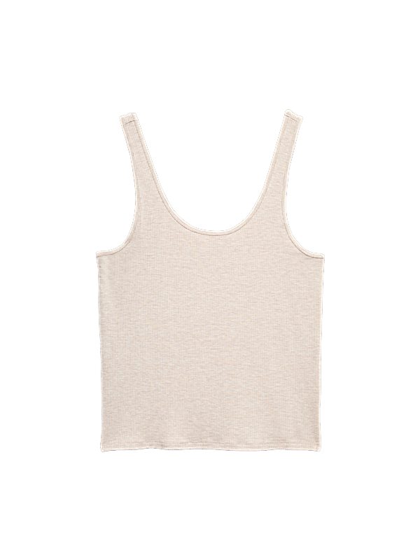 Modal Rich Ribbed Cami Pyjama Top