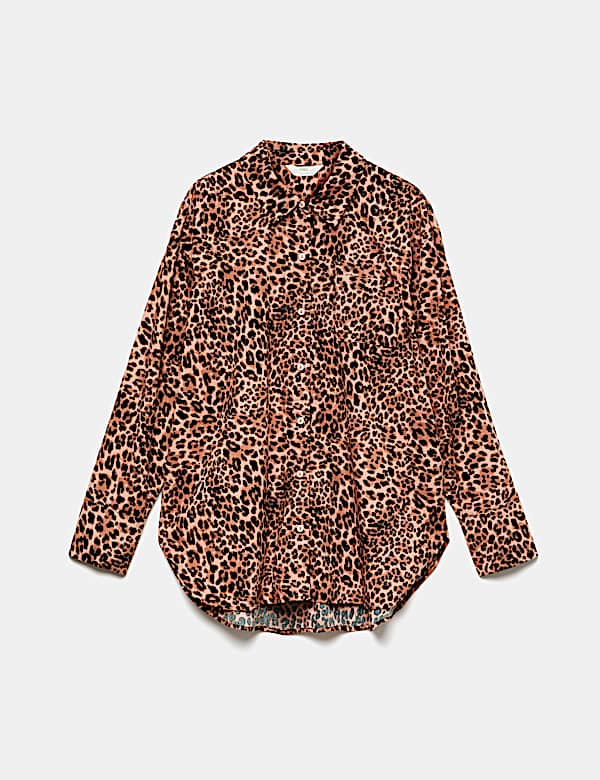 Pure Cotton Animal Print Pyjama Top - KR