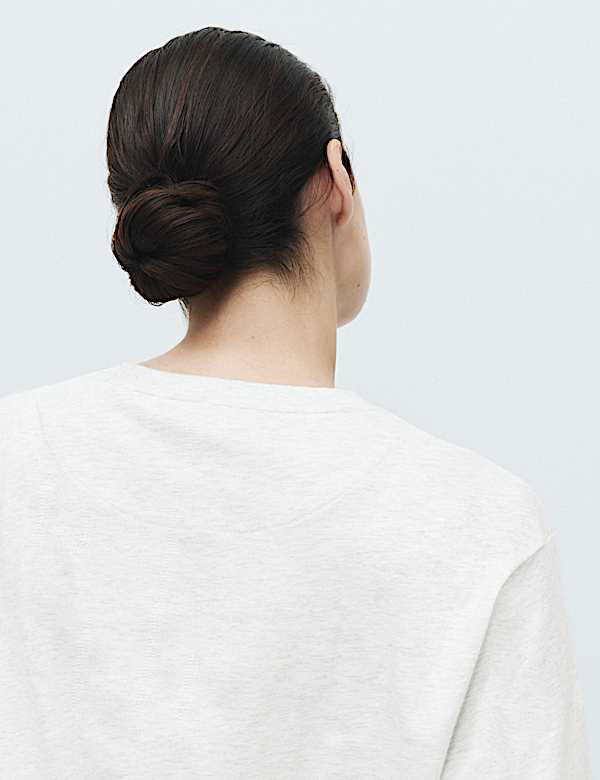 Pure Cotton Embroidered Slogan Pyjama Top