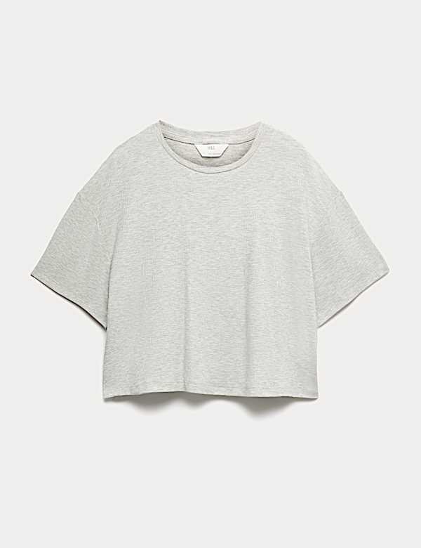 Modal Rich Ribbed Pyjama Top - KR