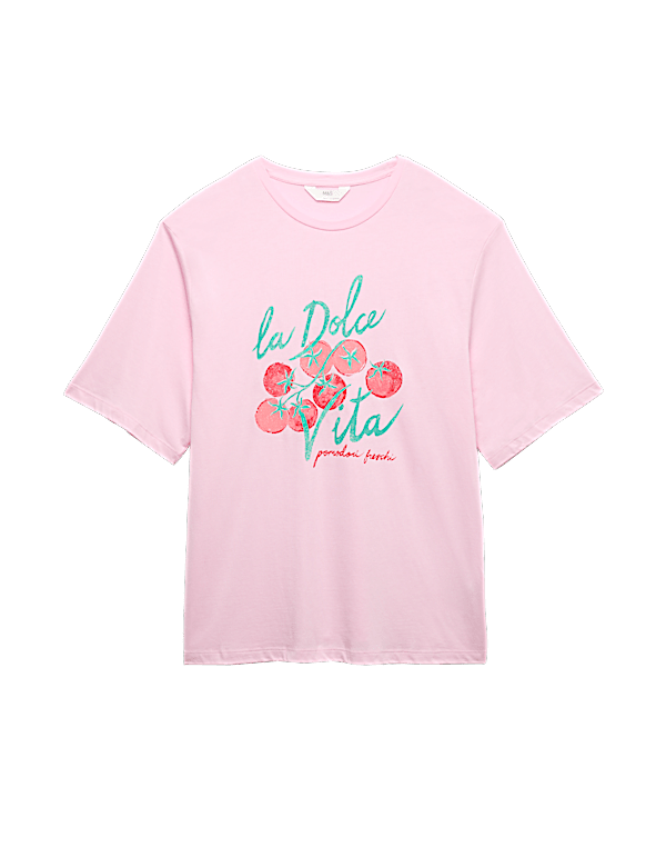 Cotton Modal Tomato Print Pyjama Top