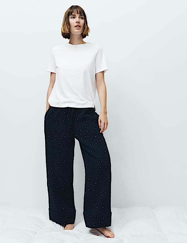 Lot de 2 hauts de pyjamas 100 % coton - CA