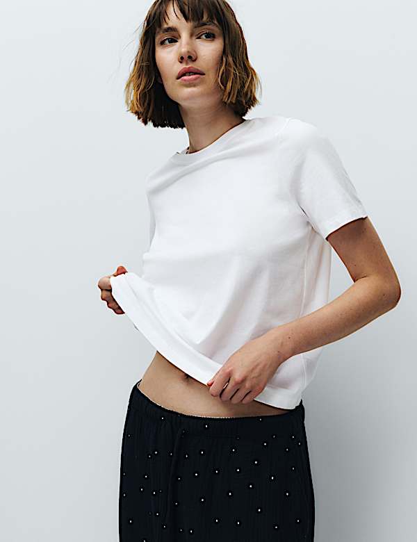 Lot de 2 hauts de pyjamas 100 % coton - CA