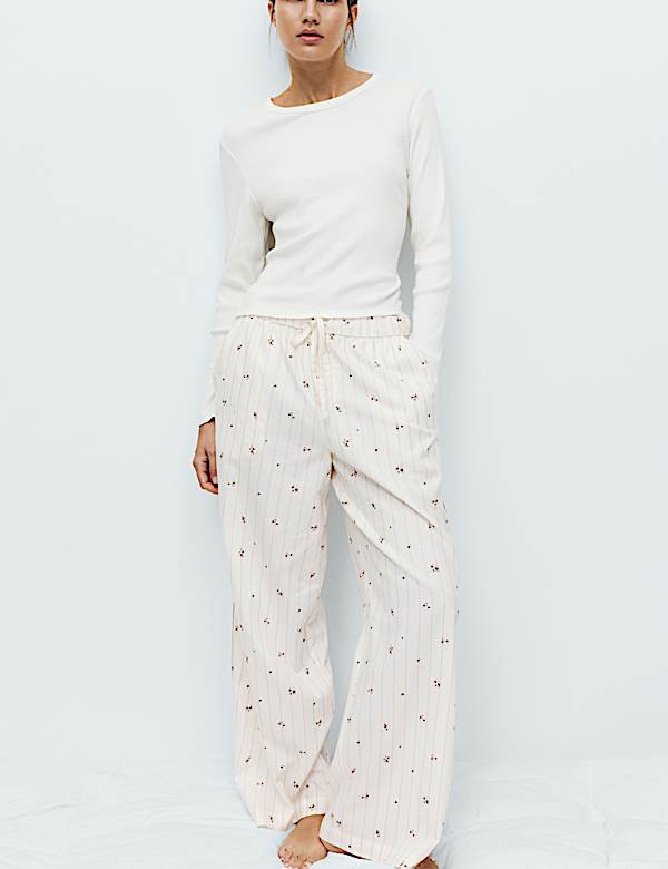 2 Pack Cotton Modal Ribbed Pyjama Top - AU