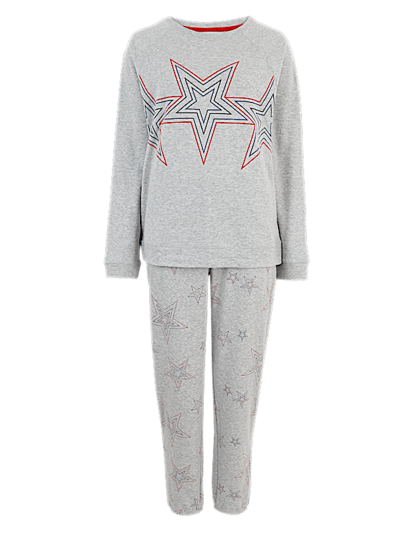 Star Print Lounge Set