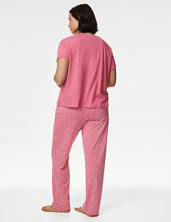 Pure Cotton Spot Print Pyjama Set