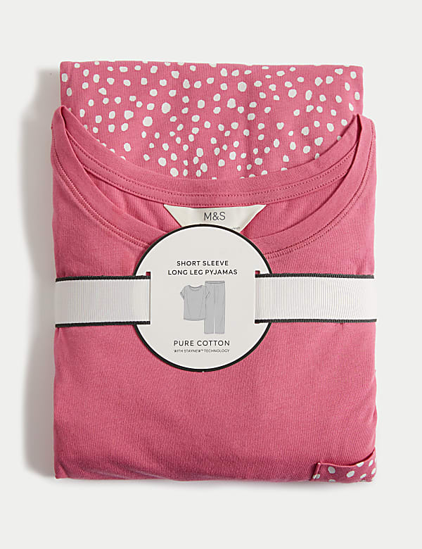 Pure Cotton Spot Print Pyjama Set