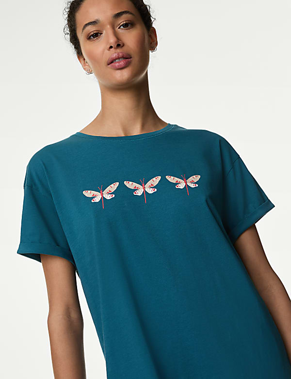 Pure Cotton Printed Pyjama Set