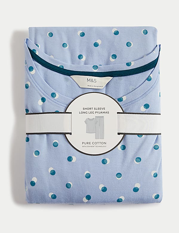 Pure Cotton Spot Print Pyjama Set