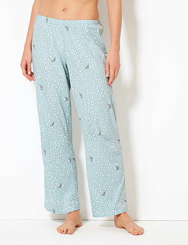 Pure Cotton Narwhal Print Pyjama Set