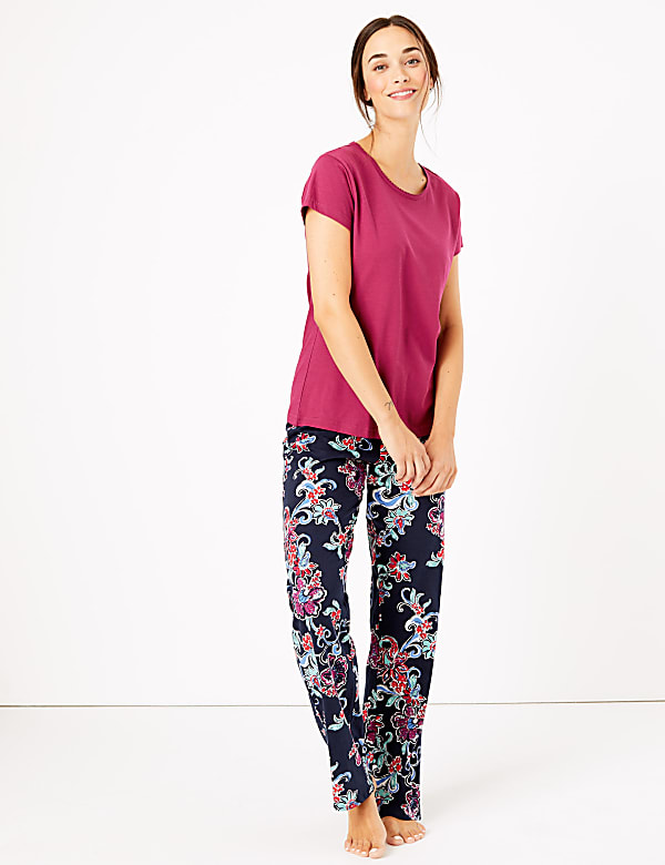 Pure Cotton Floral Pyjama Set