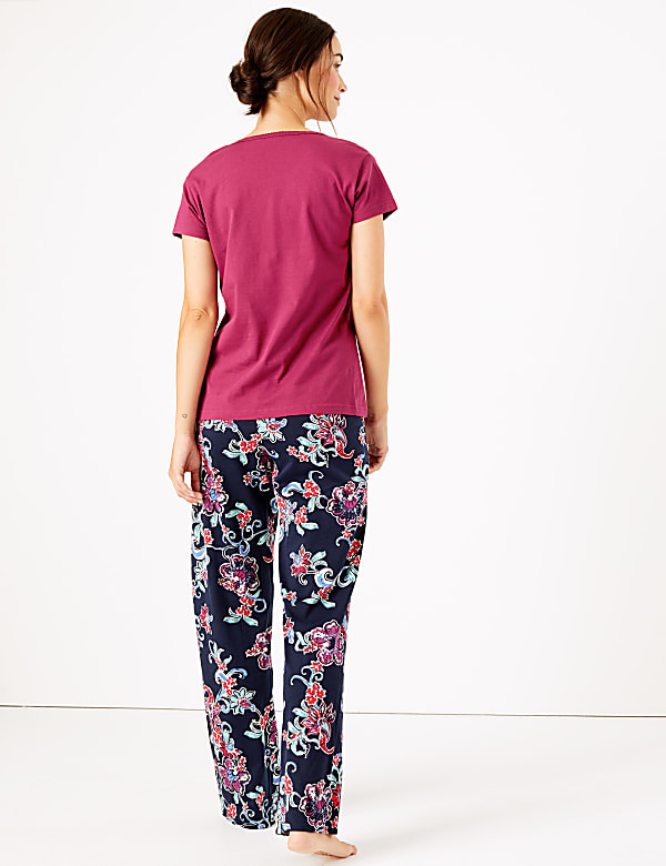 Pure Cotton Floral Pyjama Set