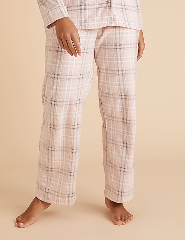 Fleece Check Pyjama Set
