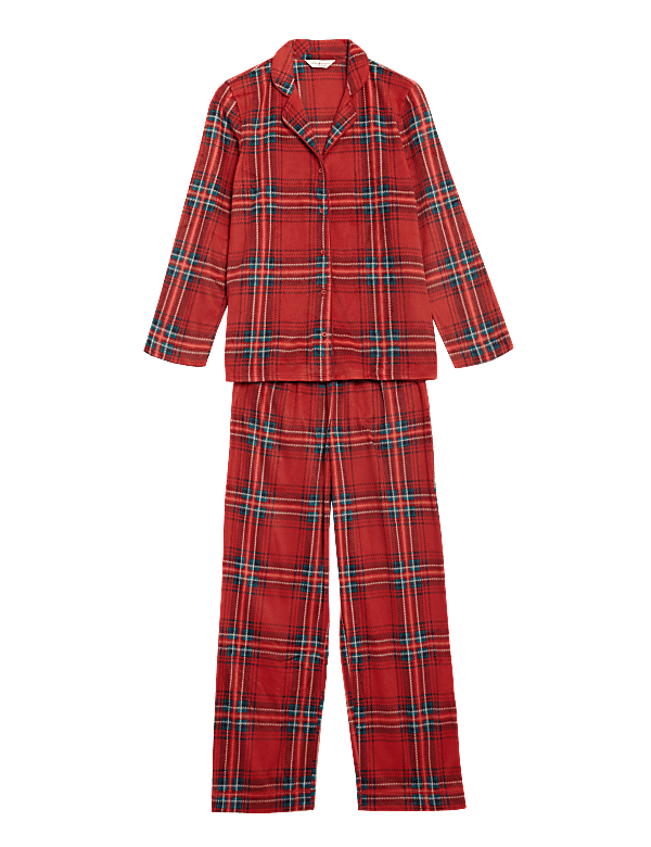 Fleece Checked Pyjama Set