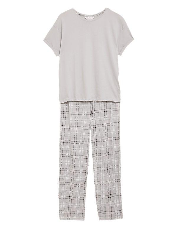 Pure Cotton Checked Pyjama Set
