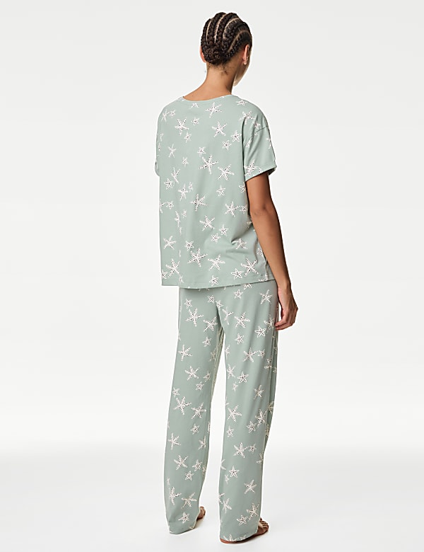 Pure Cotton Printed Pyjama Set