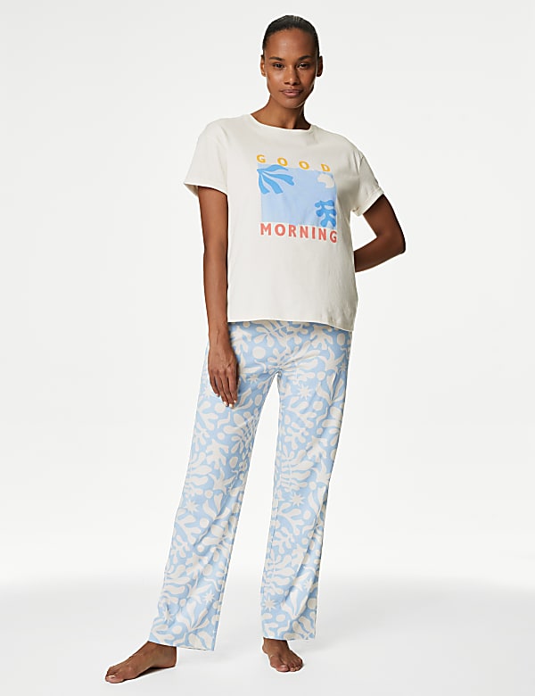 Pure Cotton Printed Pyjama Set