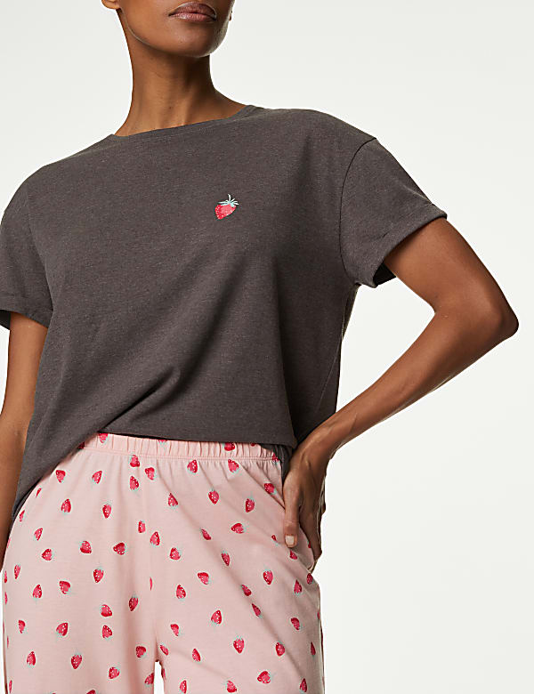 M and s cropped pyjamas online