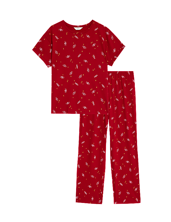 Pure Cotton Printed Pyjama Set