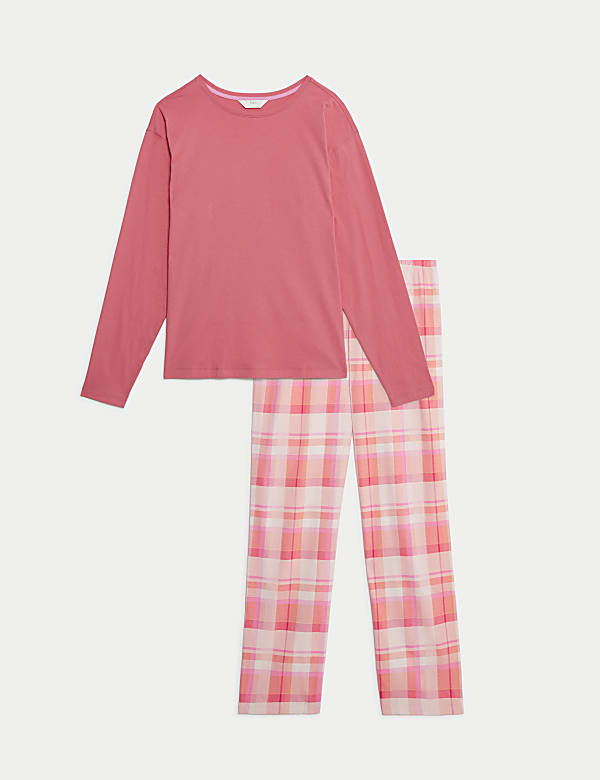 Pure Cotton Heart Print Pyjama Set
