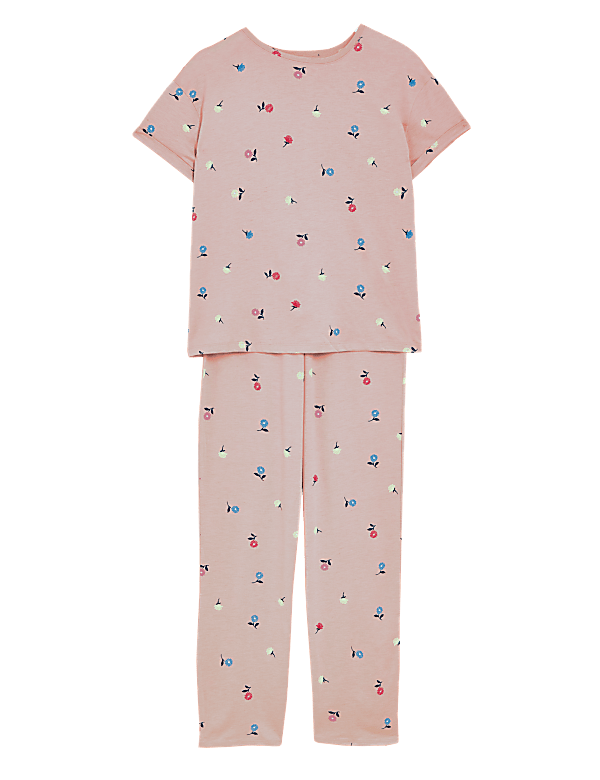 Cotton Rich Floral Print Pyjama Set