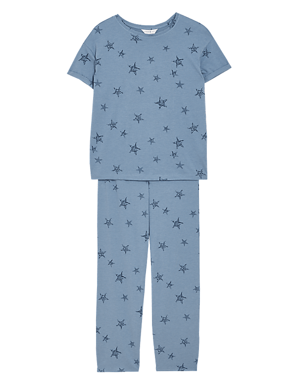 Cotton Rich Star Print Pyjama Set