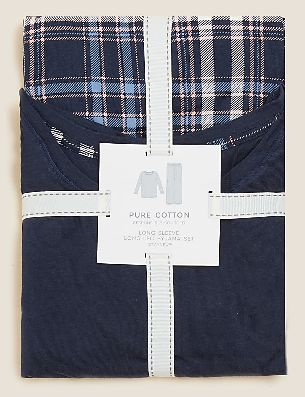 Pure Cotton Check Pyjama Set