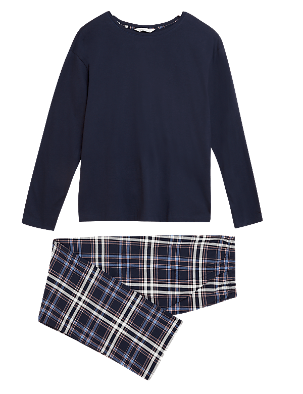 Pure Cotton Check Pyjama Set
