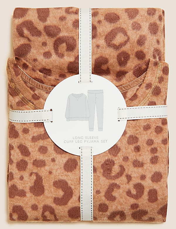 Fleece Animal Print Pyjama Set
