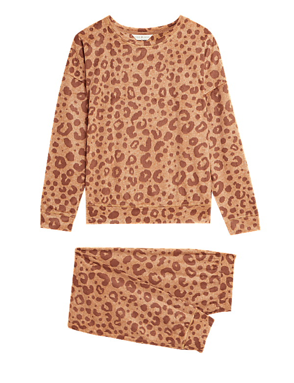 Marks and spencer leopard print pyjamas clearance