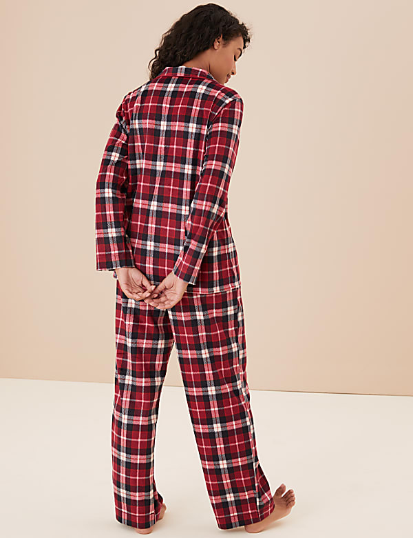 Fleece Checked Pyjama Set